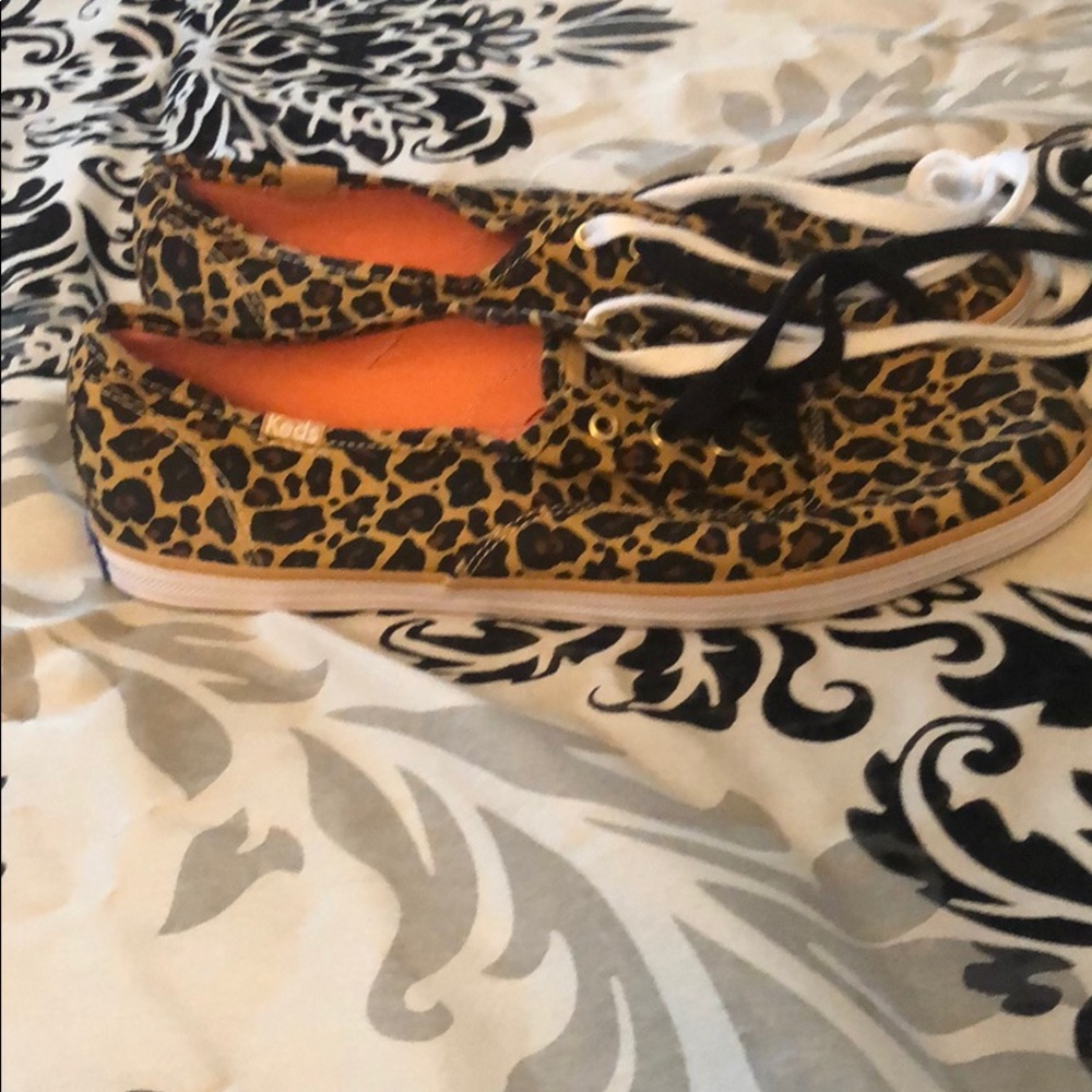 Keds leopard print sneakers